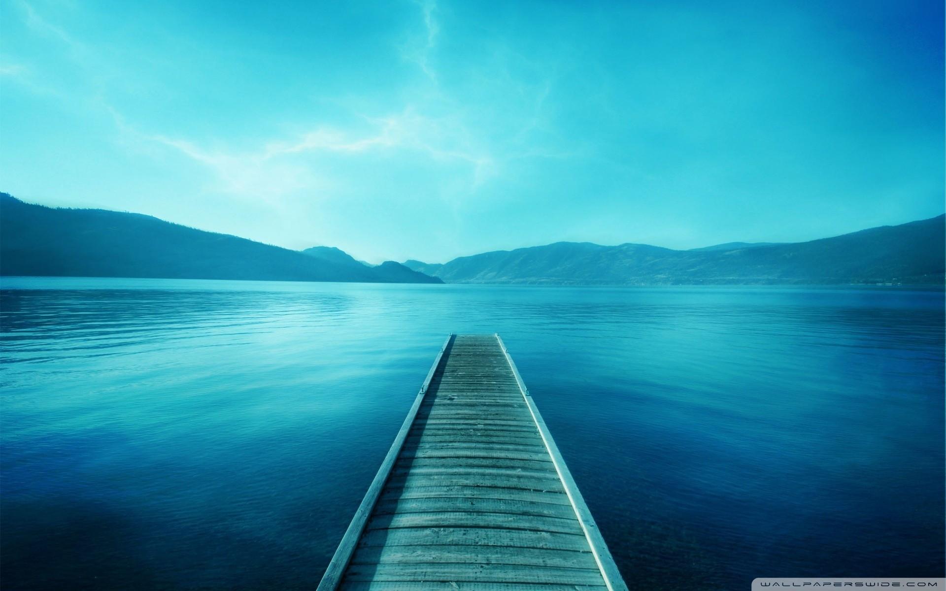 #lake, #blue, #pier, #photography, #sky, #landscape