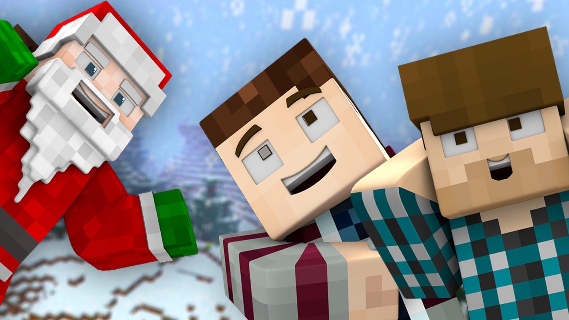 A Merry Minecraft Christmas Wallpaper free Download