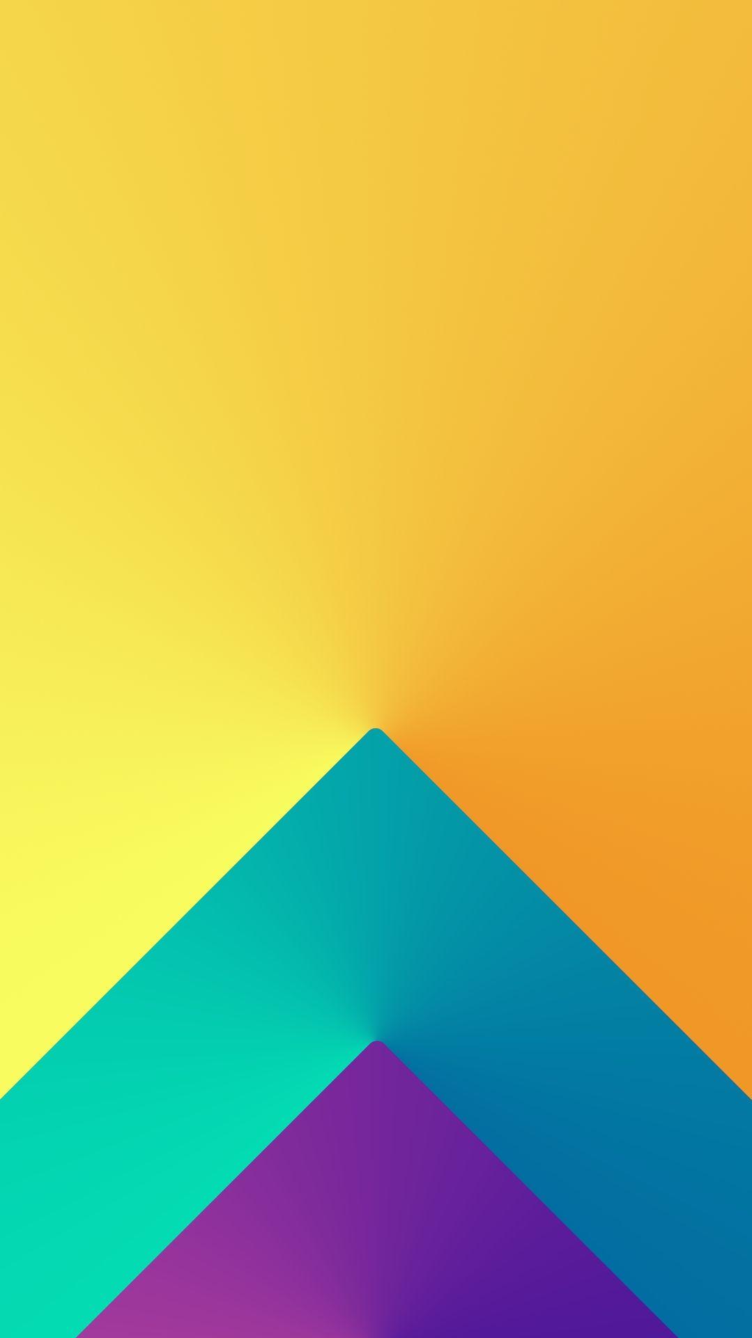 3D Triangle Colors IPhone Wallpaper. Tapety. System