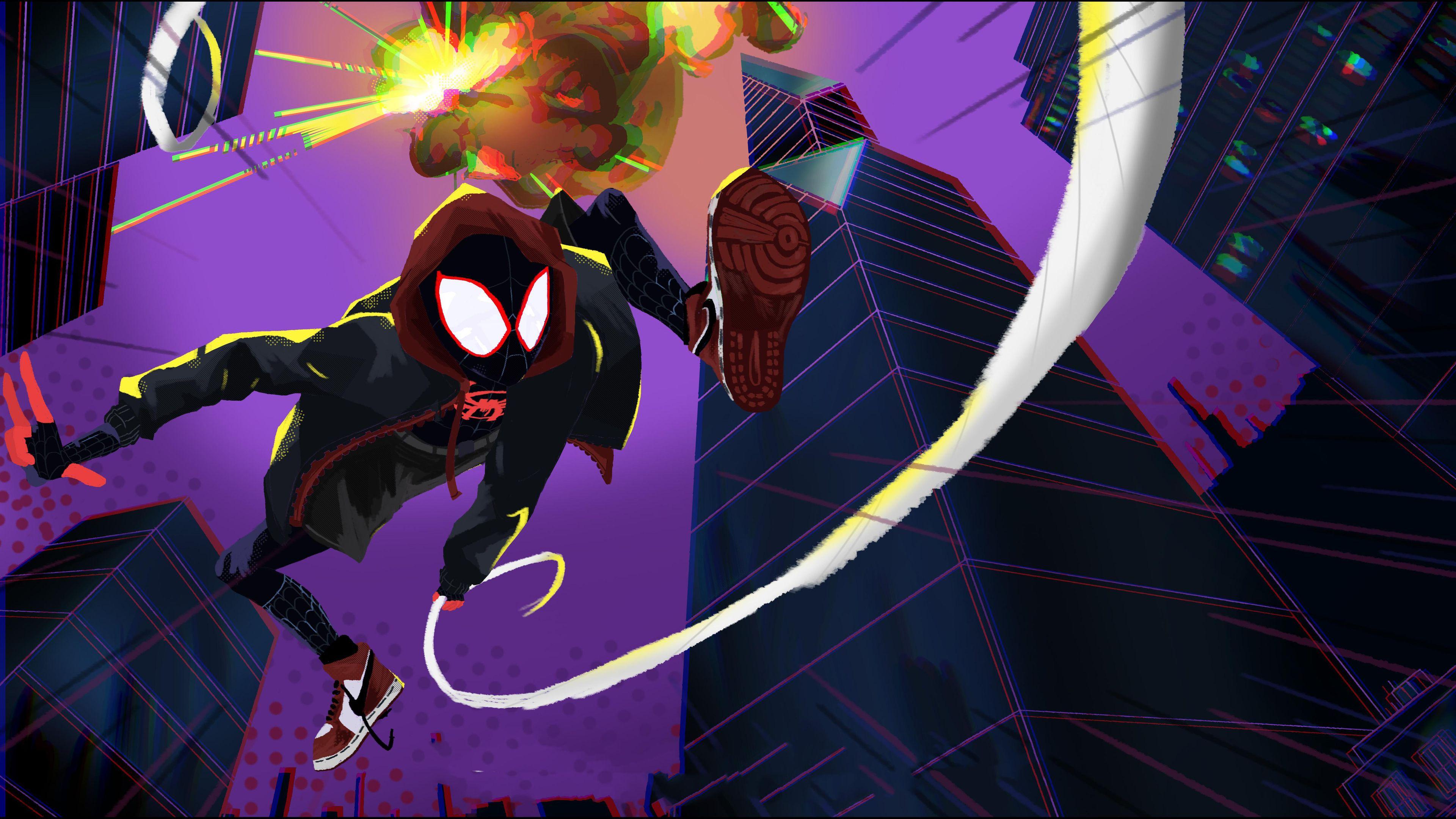 Spiderman Miles Morales Art 4k superheroes wallpaper
