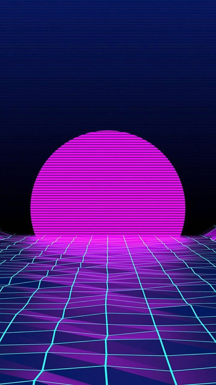 Eighties Retrowave Wallpaper