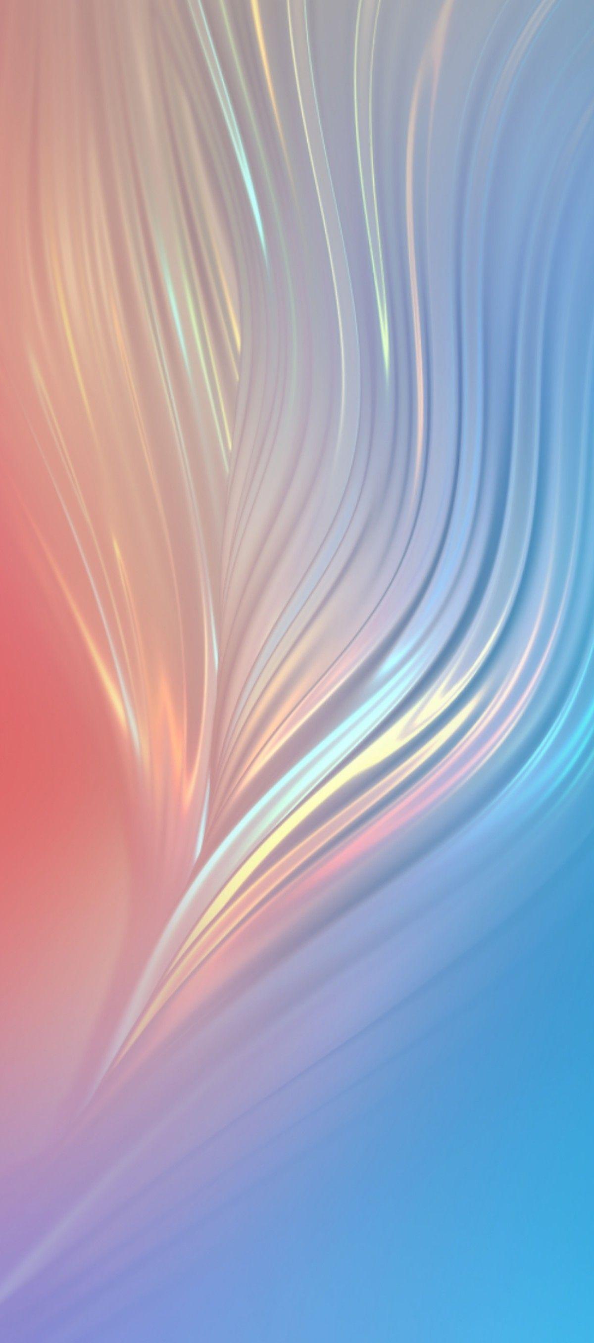 Peach, pink, blue, swirls, wallpaper, clean, galaxy, colour