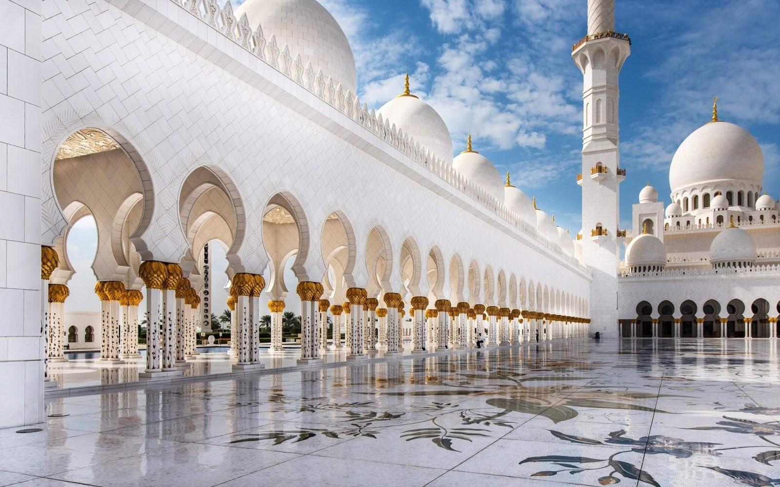 Abu Dhabi Grand Mosque Wallpaper Ultra4kWallpaper