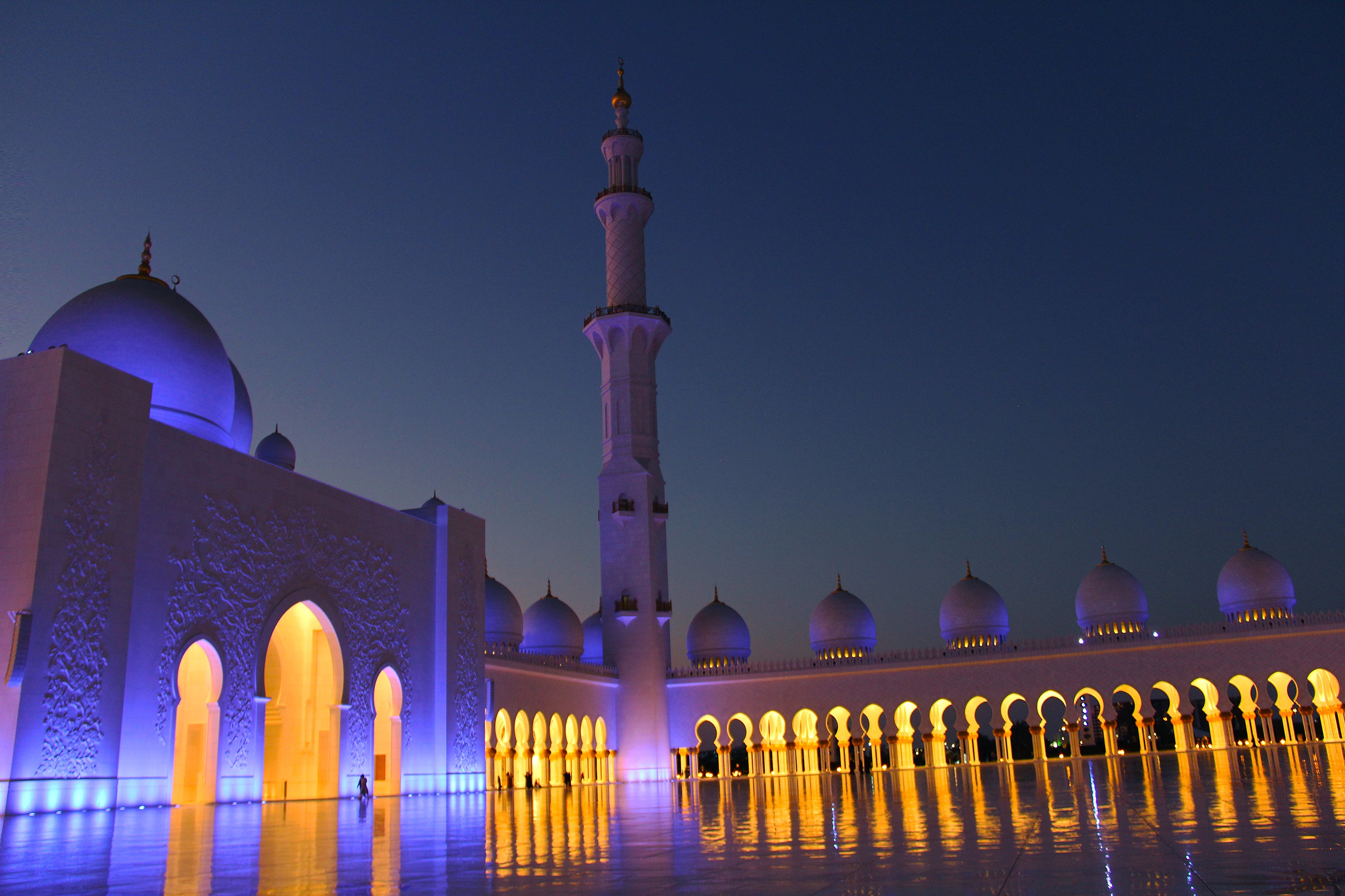 Sheikh Zayed Grand Mosque, HD World, 4k Wallpaper, Image