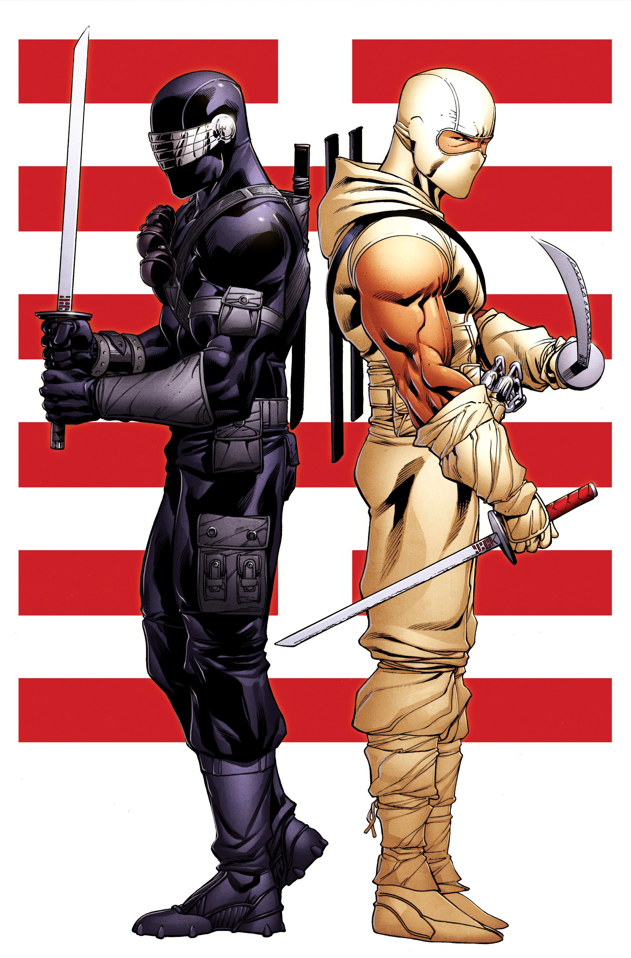 Snake Eyes Storm Shadow G.I.Joe Composite Non Amped Comic