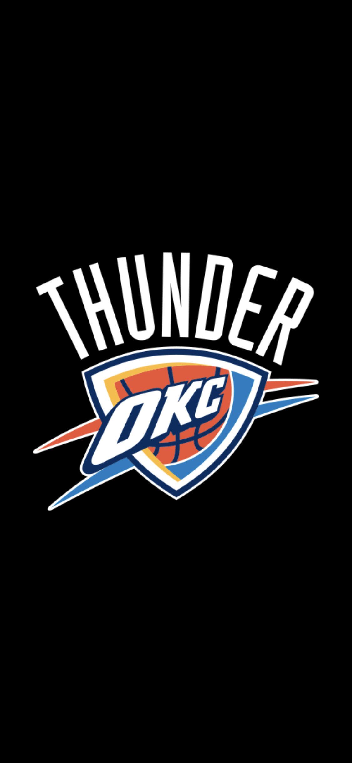 OKC Thunder Wallpaper iPhone Background Oklahoma City. Oklahoma city thunder logo, Okc thunder, Thunder