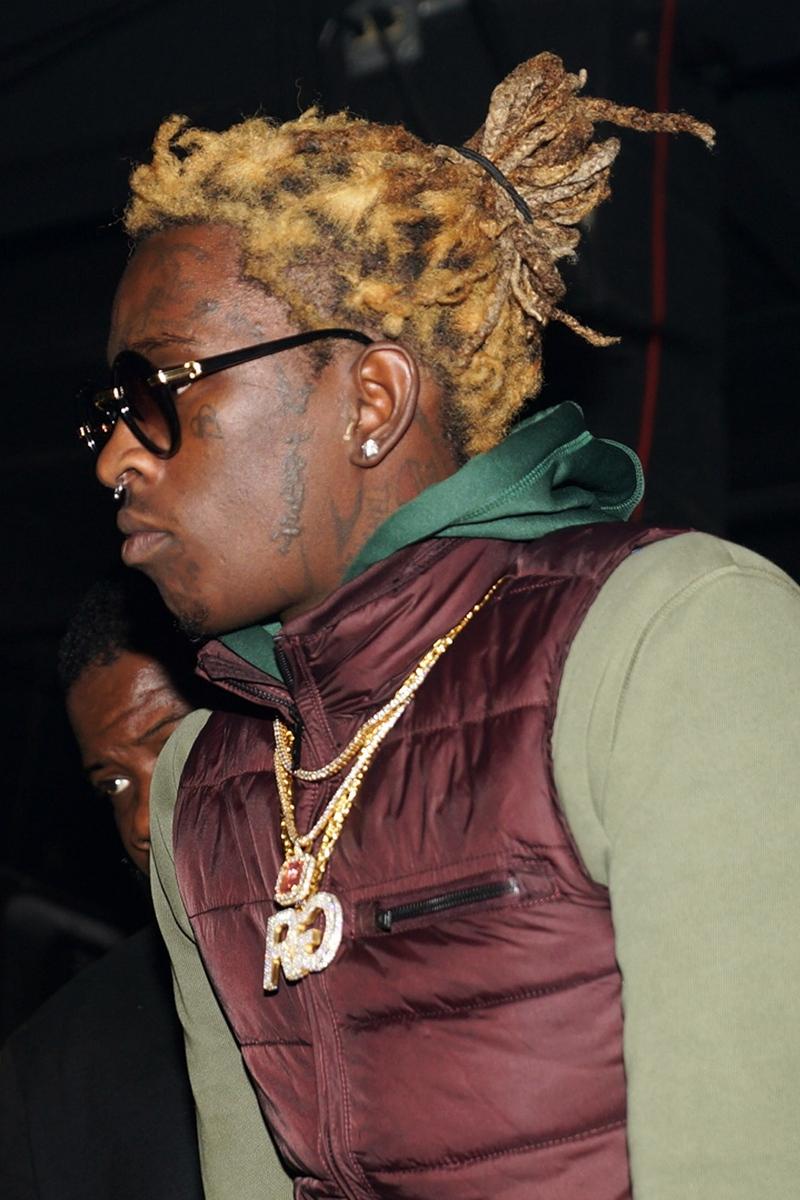 Download wallpaper 800x1200 young thug, rapper, celebrity