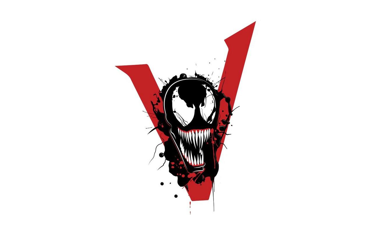 Wallpaper background, logo, Sony, Logo, MARVEL, Venom