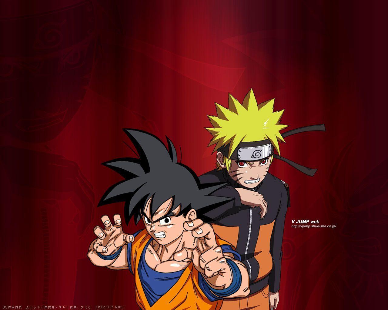 Goku And Naruto Wallpapers
