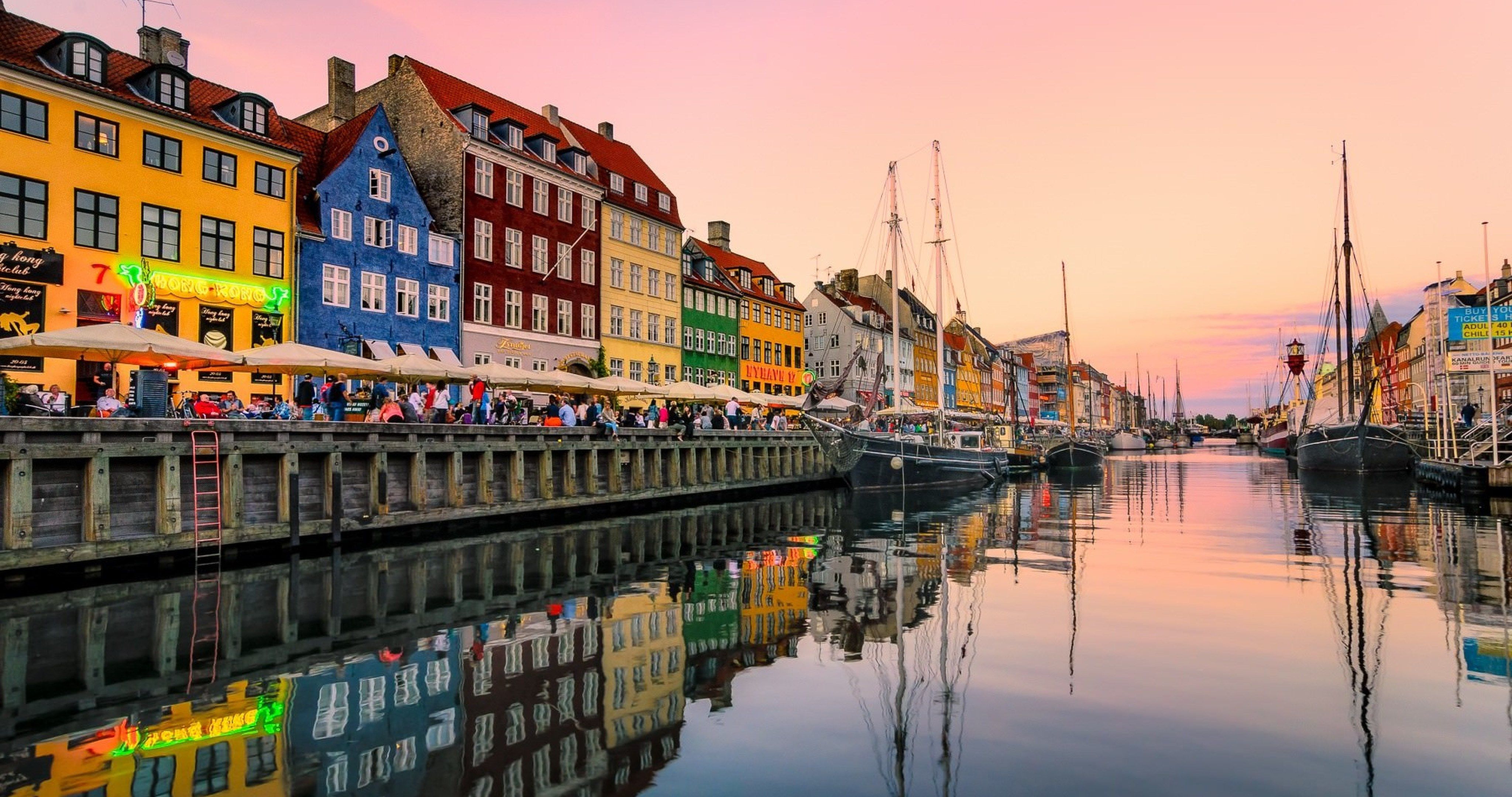nyhavn harbour in copenhagen wallpaper 4k ultra HD wallpaper