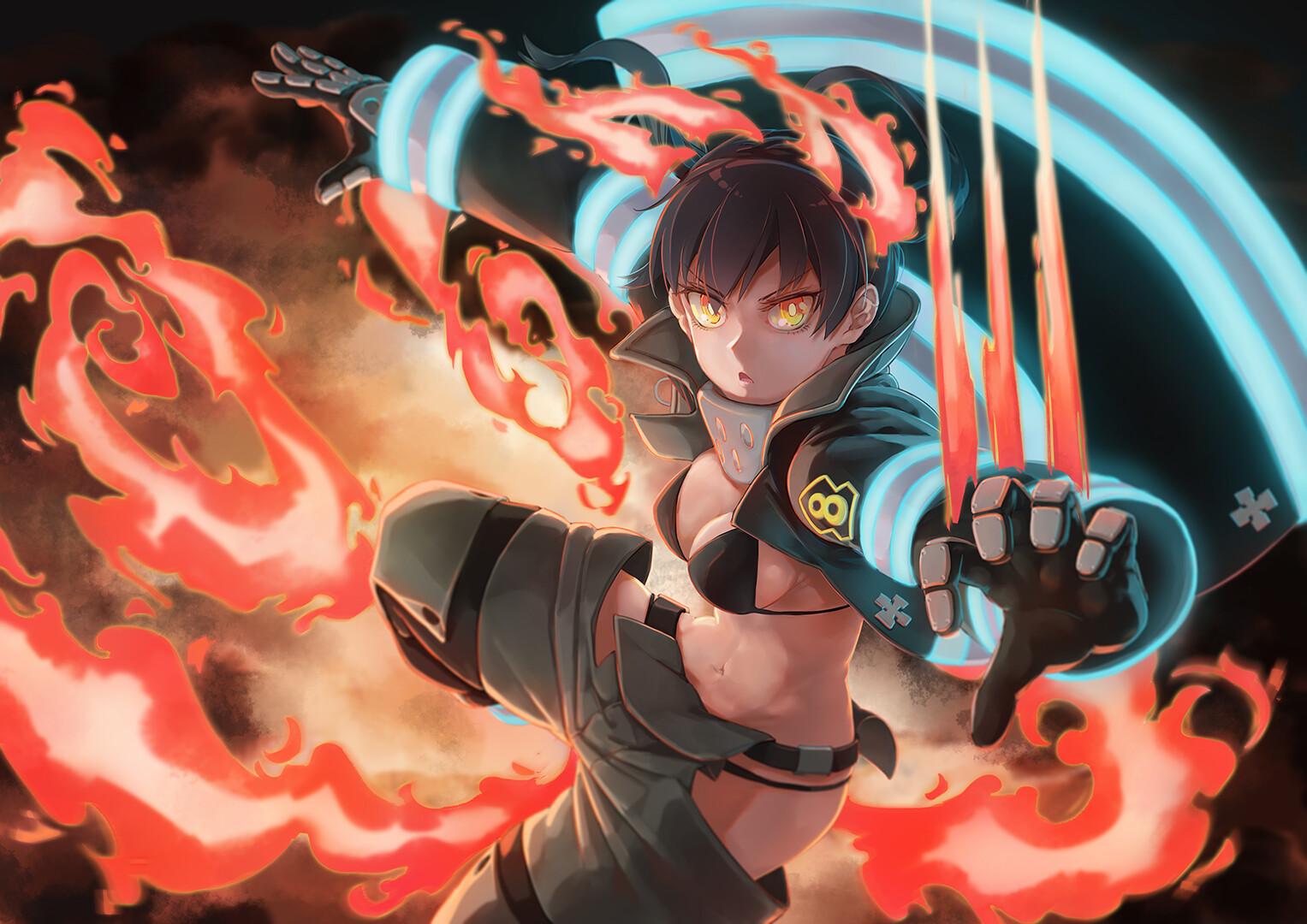 Fire Force Tamaki Kotatsu FanArt