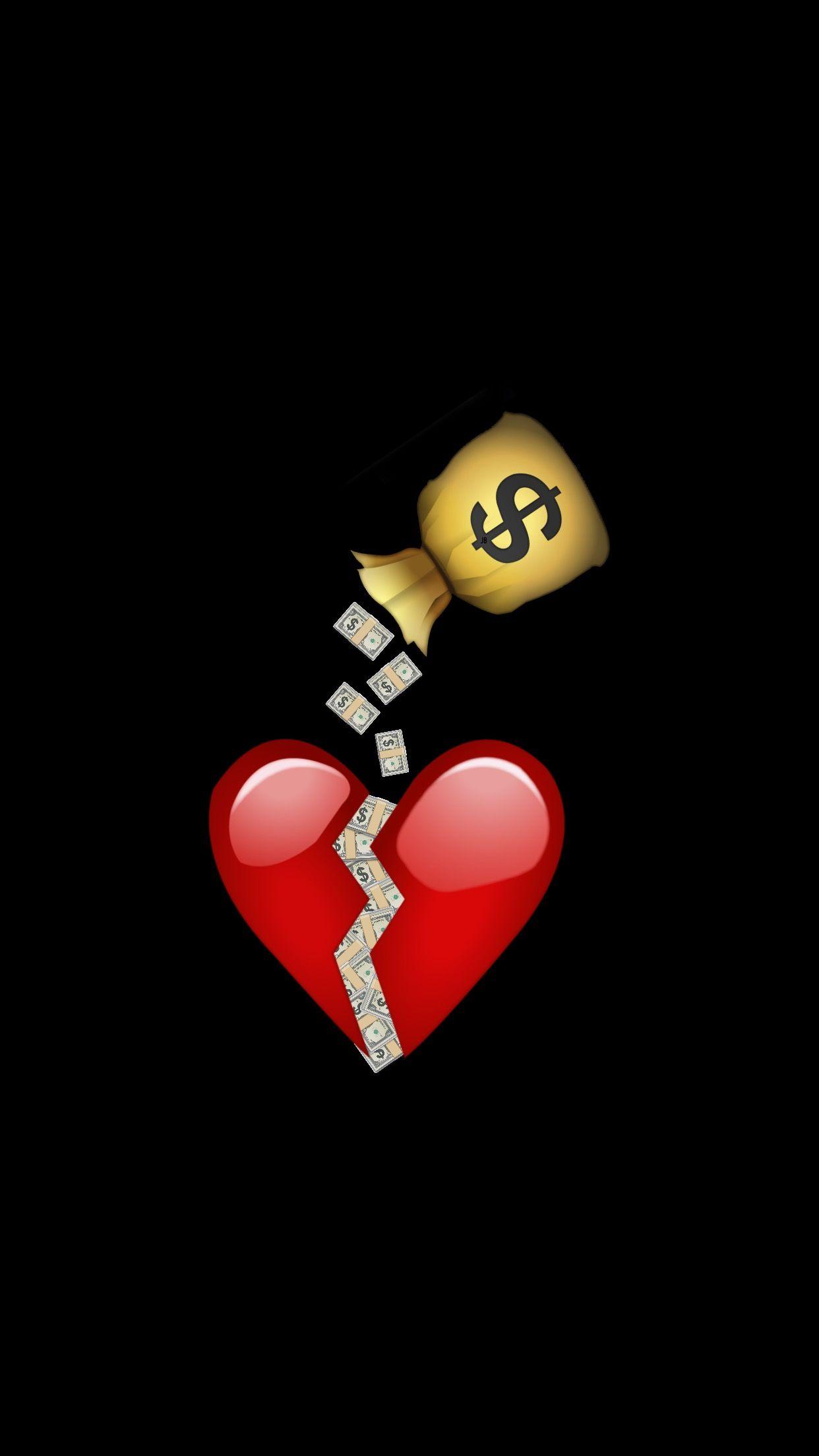 Put A Band Aid On A Broken Heart. Emoji Wallpaper