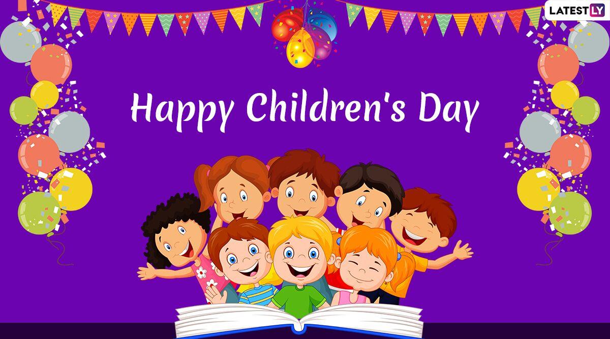 Happy Children's Day 2019 Wishes in English and Hindi: WhatsApp Stickers, Image, GIF Greetings, Quotes, SMS and Photo to Celebrate Bal Diwas
