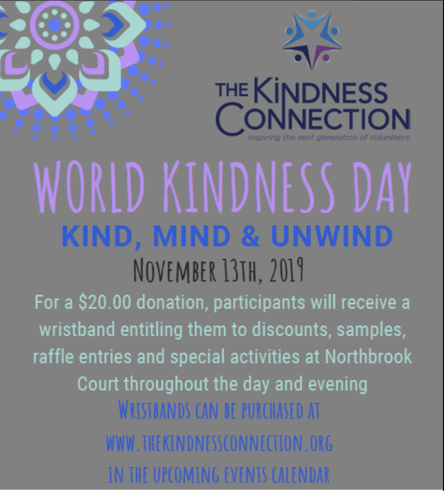 World Kindness Day At Northbrook Court, Northbrook. Events