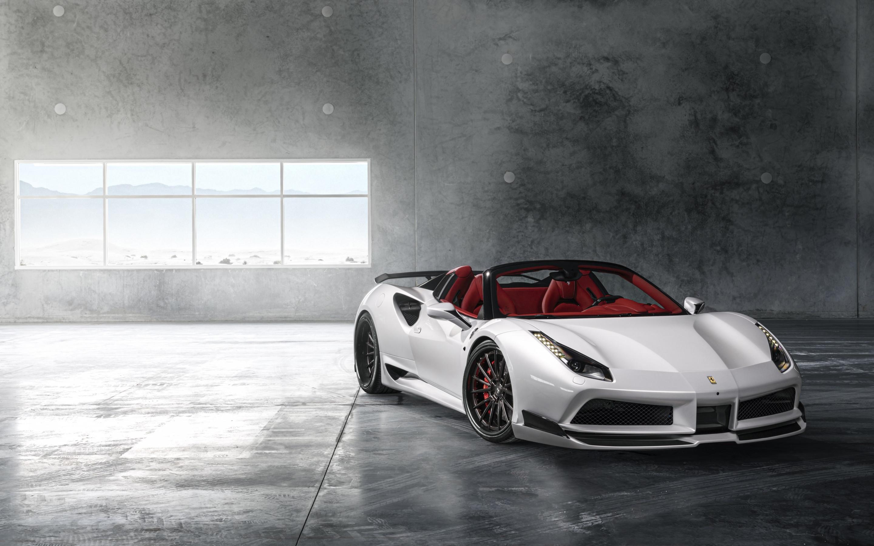 Download wallpaper: Convertible Ferrari 488 2880x1800