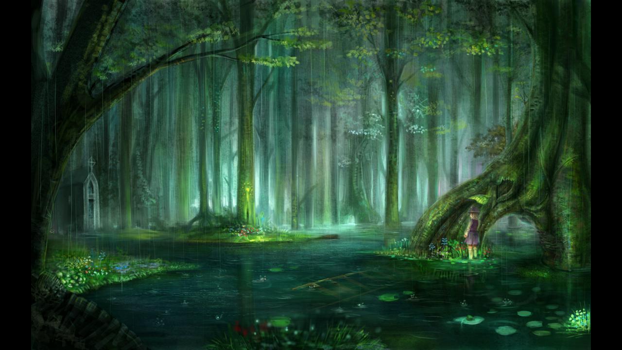 Little Girl Forest Wallpapers - Wallpaper Cave