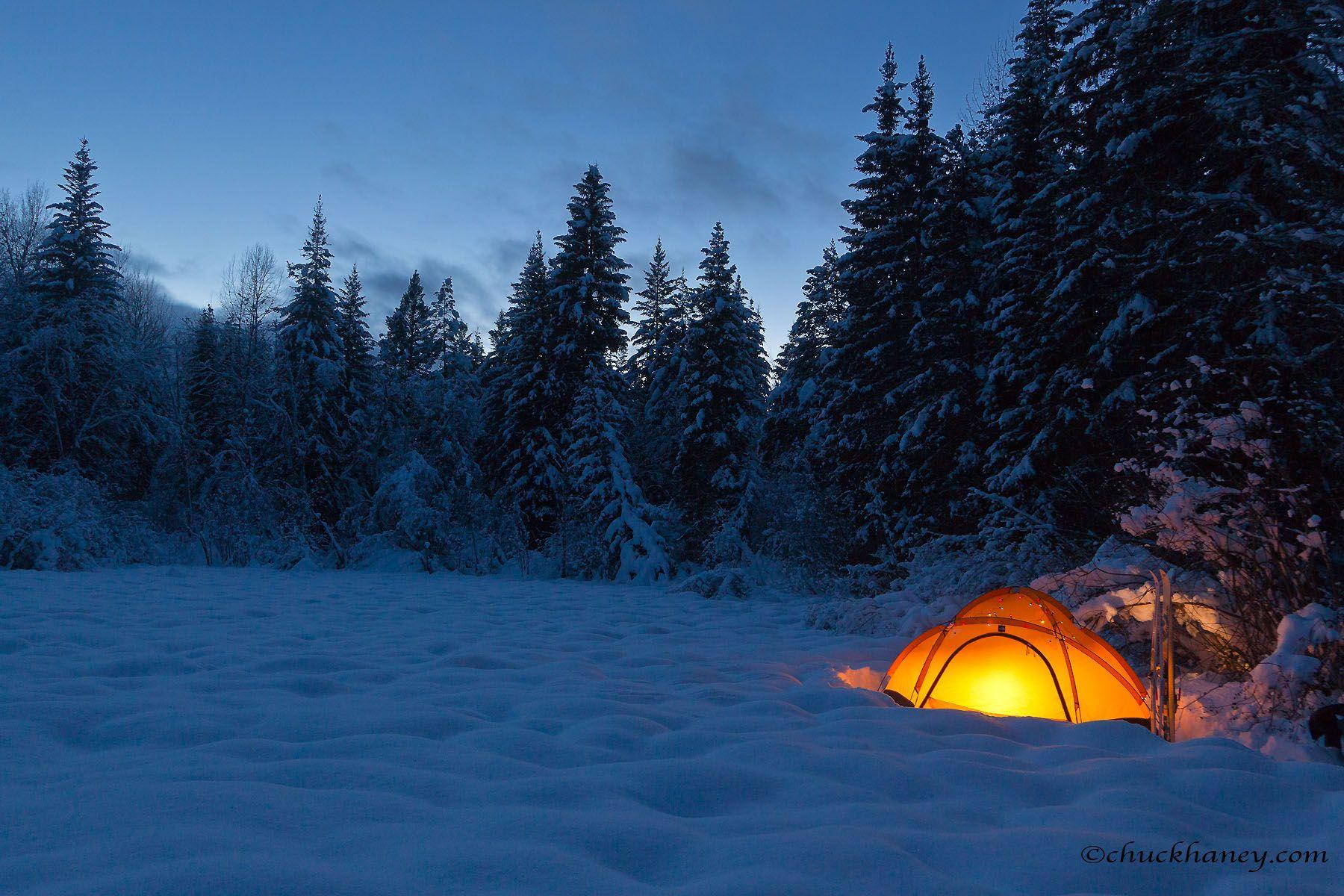 Winter Camping Wallpaper Free Winter Camping Background