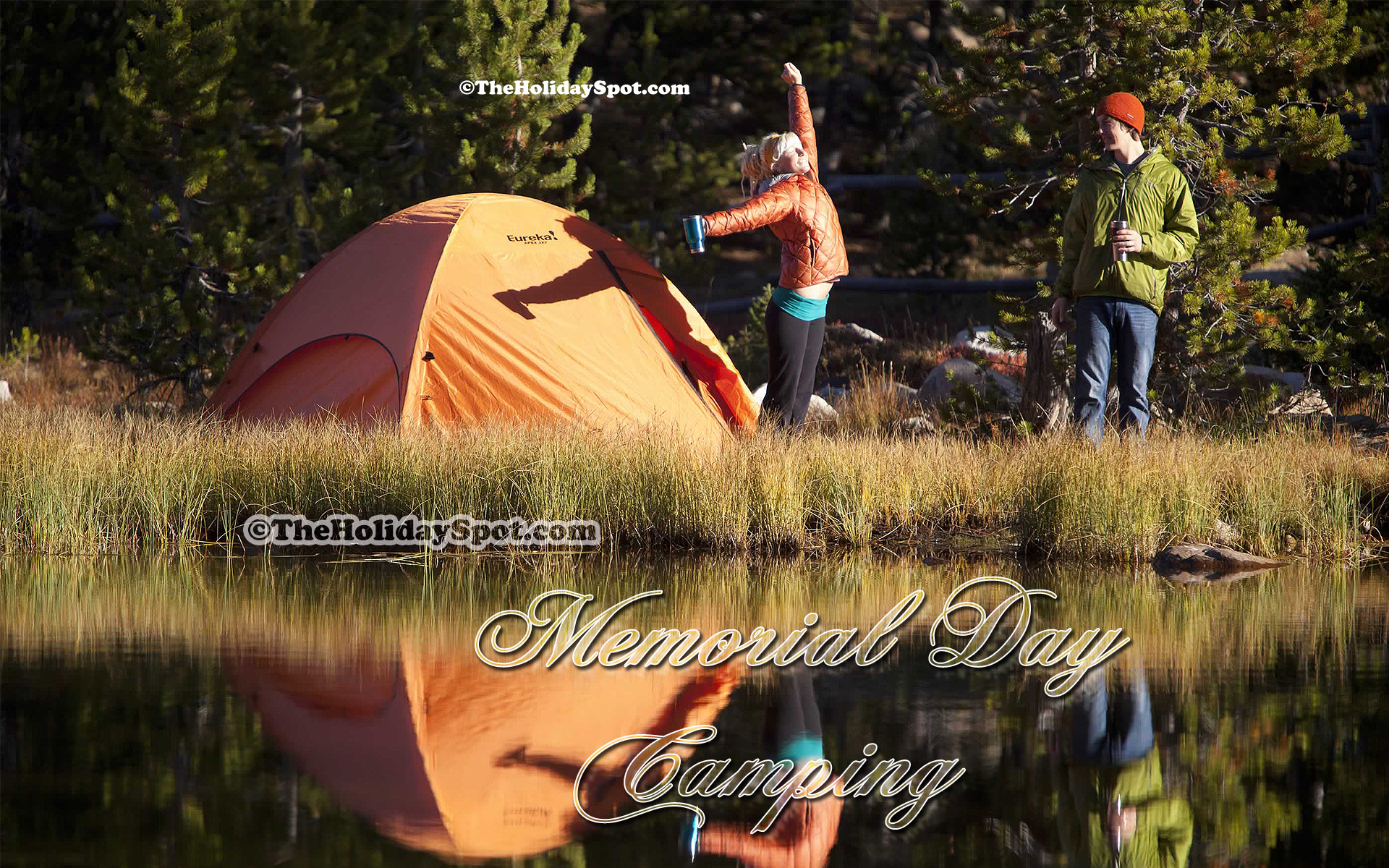 Funny Camping Wallpaper
