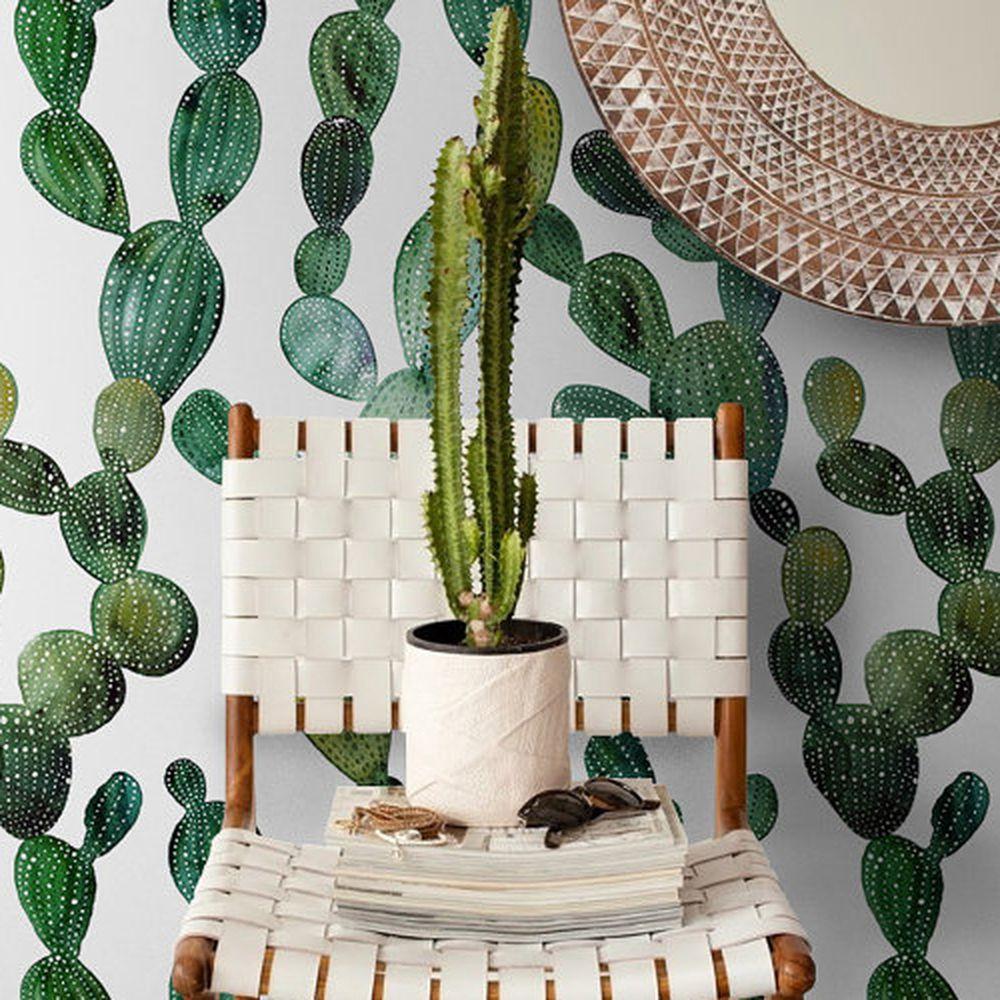 Restaurant Trend: Modern Tropical Wallpaper Patterns Are