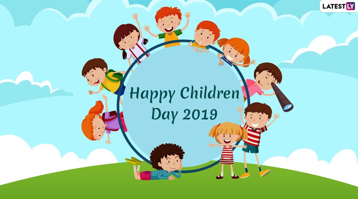 Children's Day Image & HD Wallpaper For Free Download Online: Wish Happy Bal Diwas 2019 With WhatsApp Stickers and Hike GIF Greetings