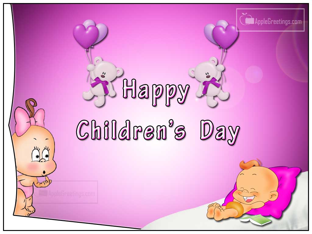 Sweet Children's Day Wishes Image (T 607) (ID=1823