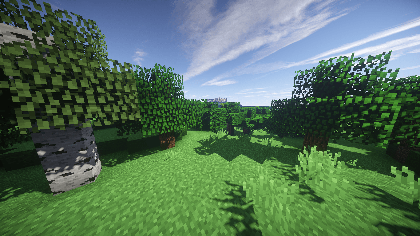 Minecraft Forest Wallpaper and Background Imagex768