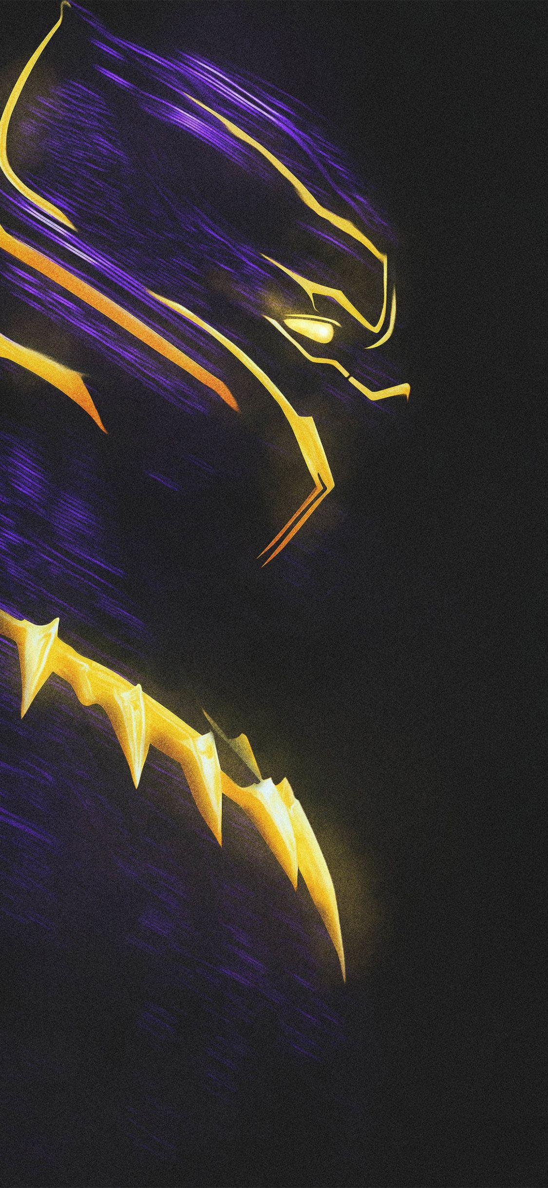 Erik Killmonger Black Panther Art iPhone X. Black panther art