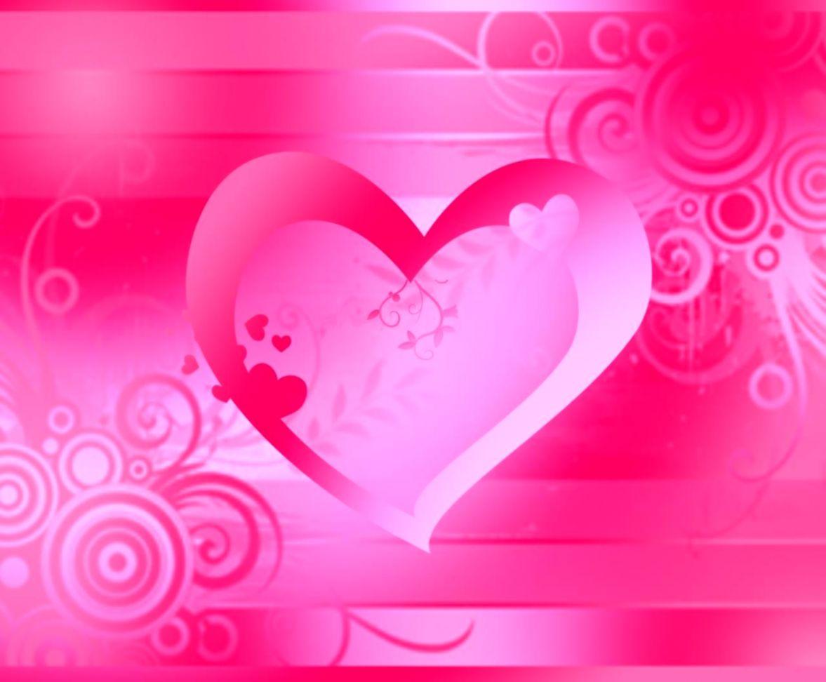 Pink Love Color Wallpaper Desktop