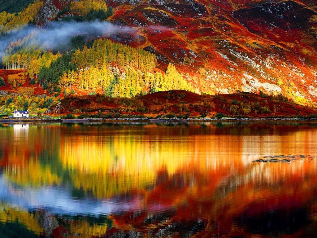 Autumn Reflection Wallpaper