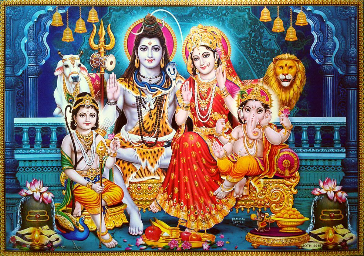 Lord Shiva Family Desktop Wallpapers