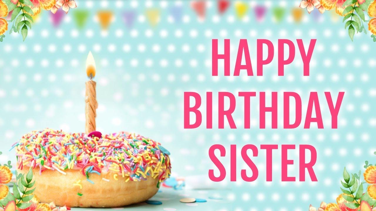 Happy Birthday Wishes Messages For Sister Hd Wallpaper | Images and