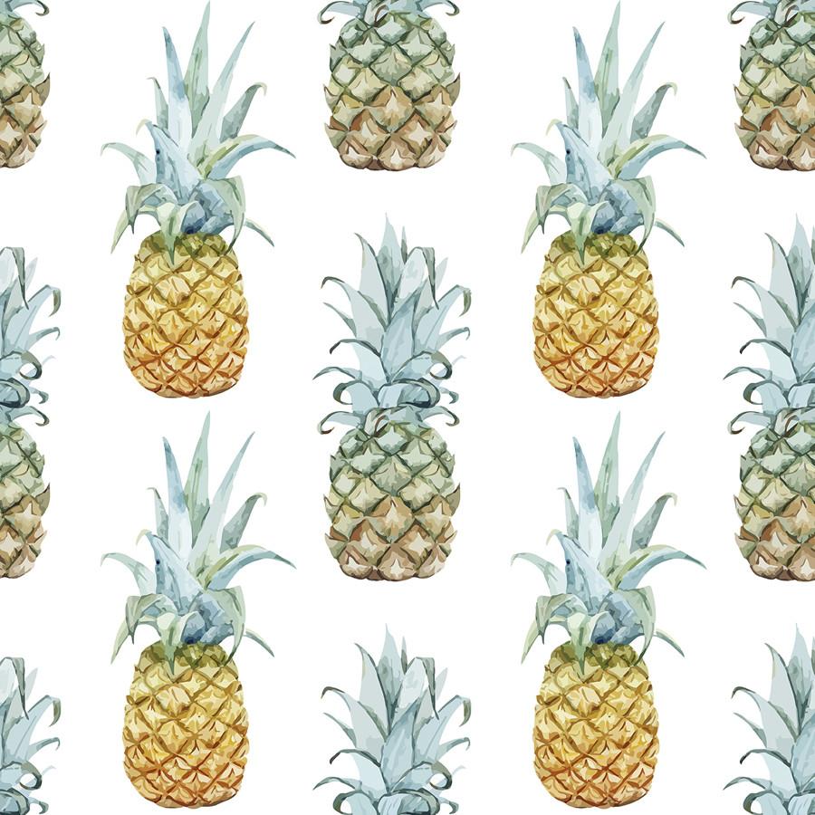 Pineapple Purist Removable Wallpaper