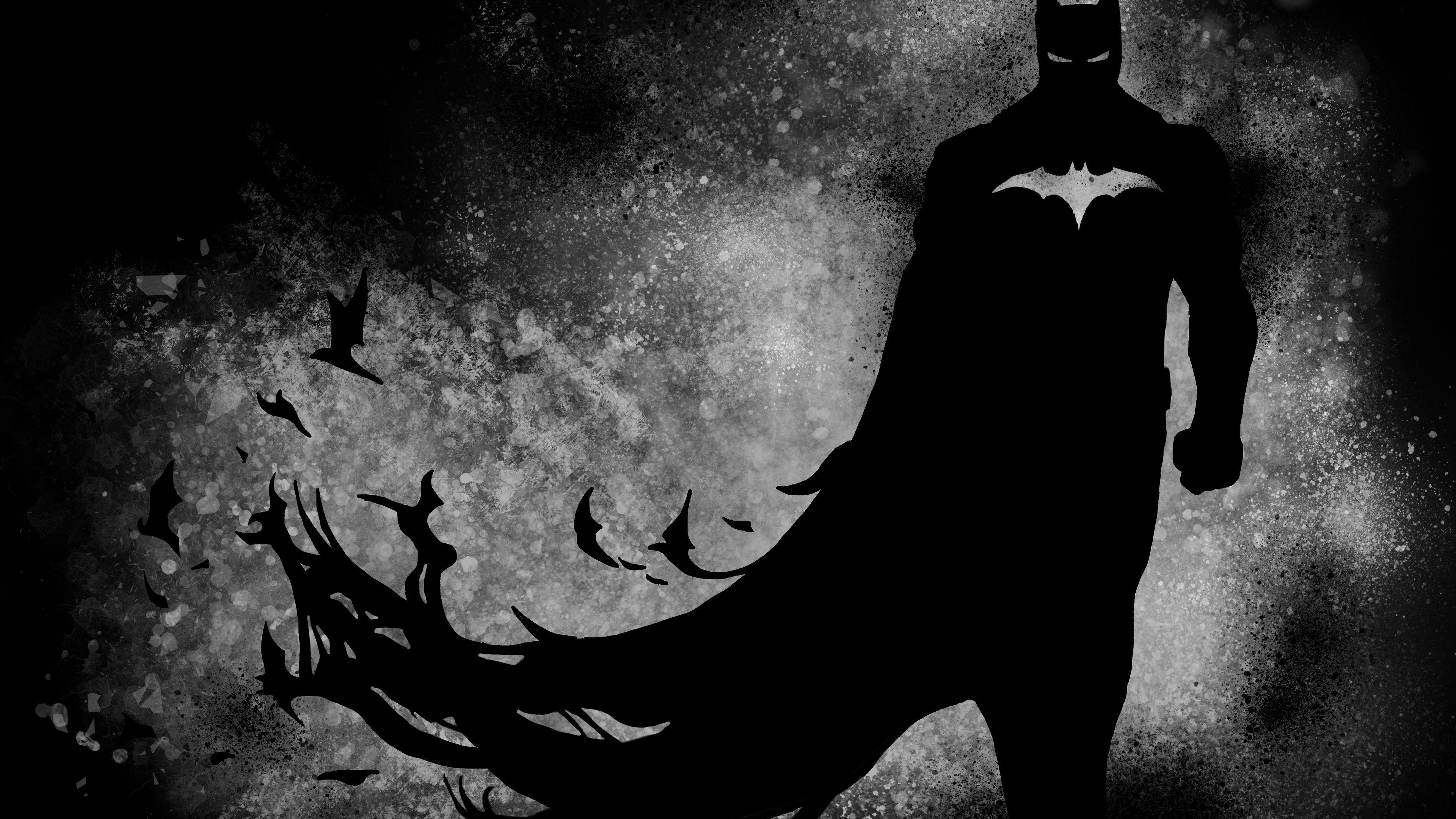 The Dark Knight Paint 4k Superheroes Wallpaper, Hd Wallpaper, Behance Wallpaper, Batman Wallpaper, Artwork Wallpape. Batman Wallpaper, Batman Painting, Batman