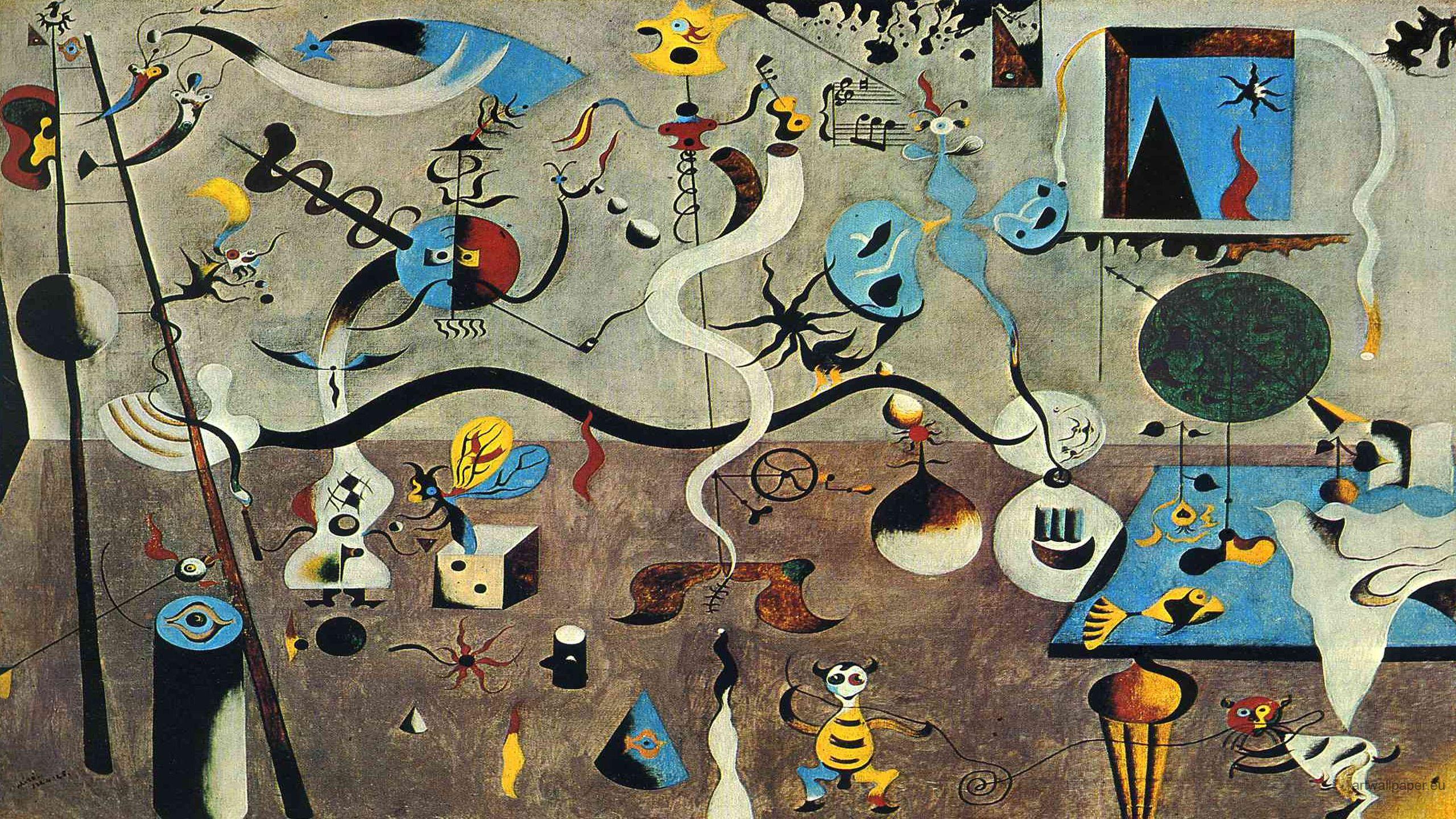 Joan Miro Wallpaper, Art Painting Wallpaper