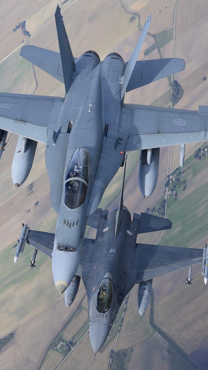 Military Jet Fighter (720x1280) Wallpaper