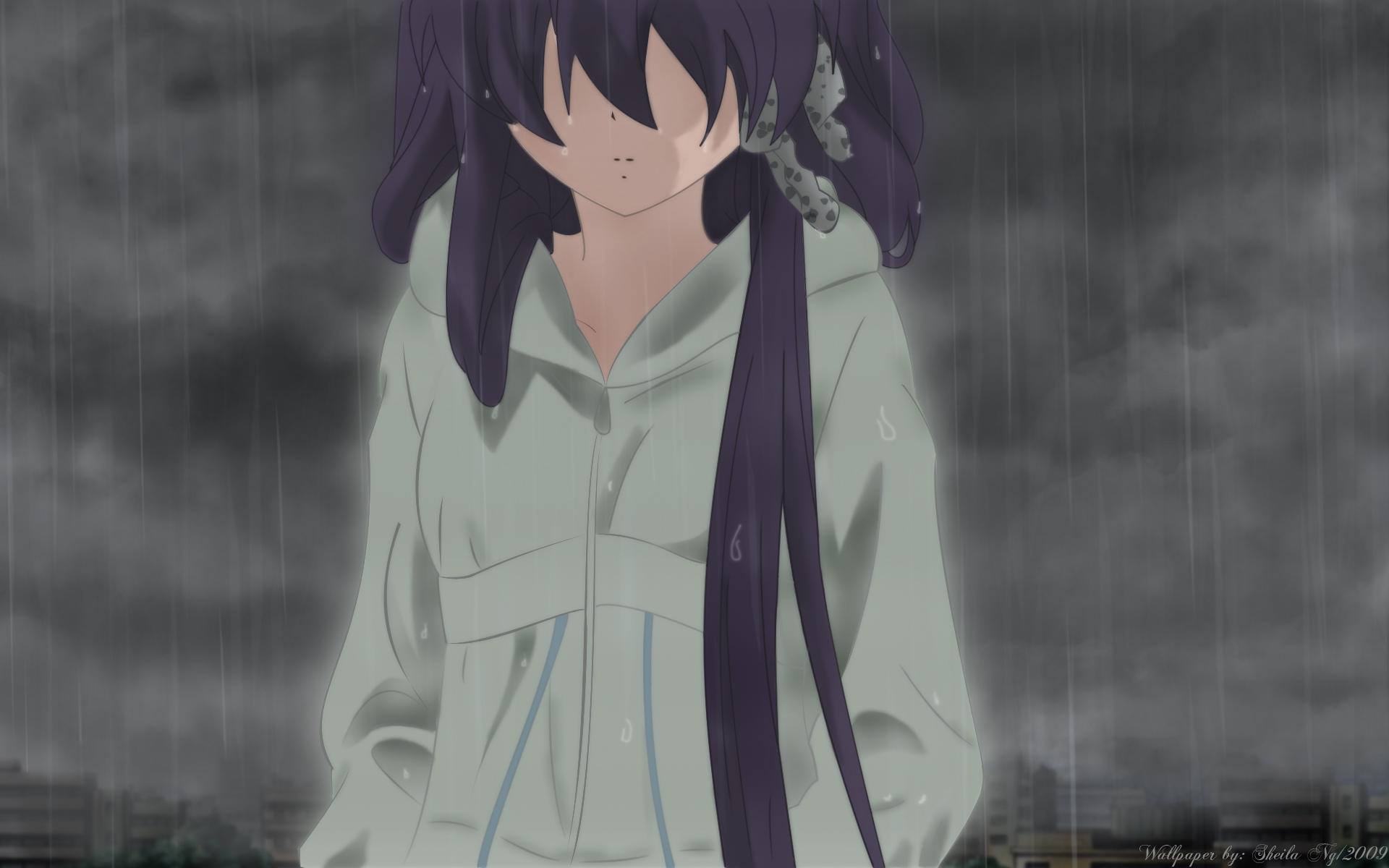 Sad Anime Girl Wallpaper HD Background Free Download