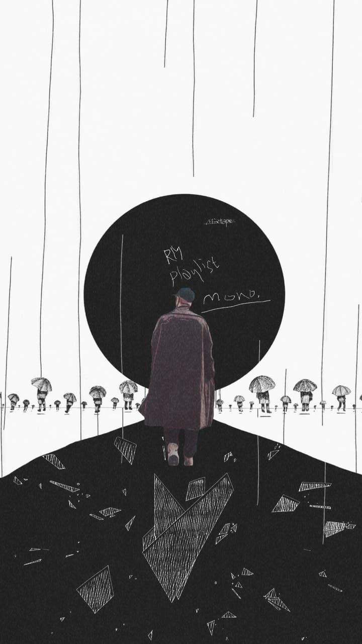 Bts Rm Forever Rain, HD Wallpaper & background Download
