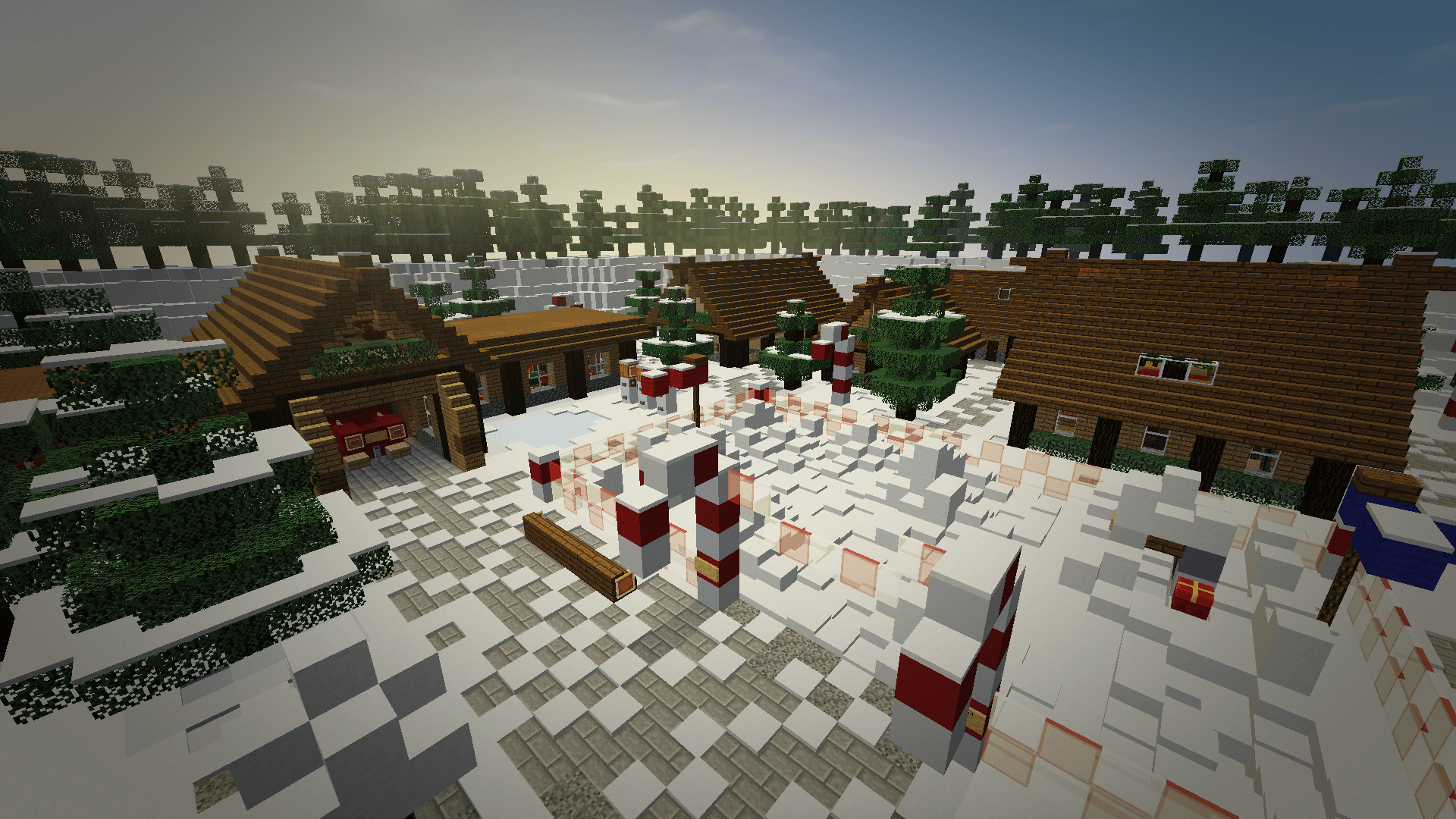Download «Santa's Christmas Village» (3 mb) map for Minecraft
