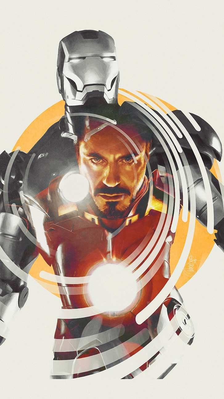 Iron Man Tony Stark Art iPhone Wallpaper. Marvel. Iron man