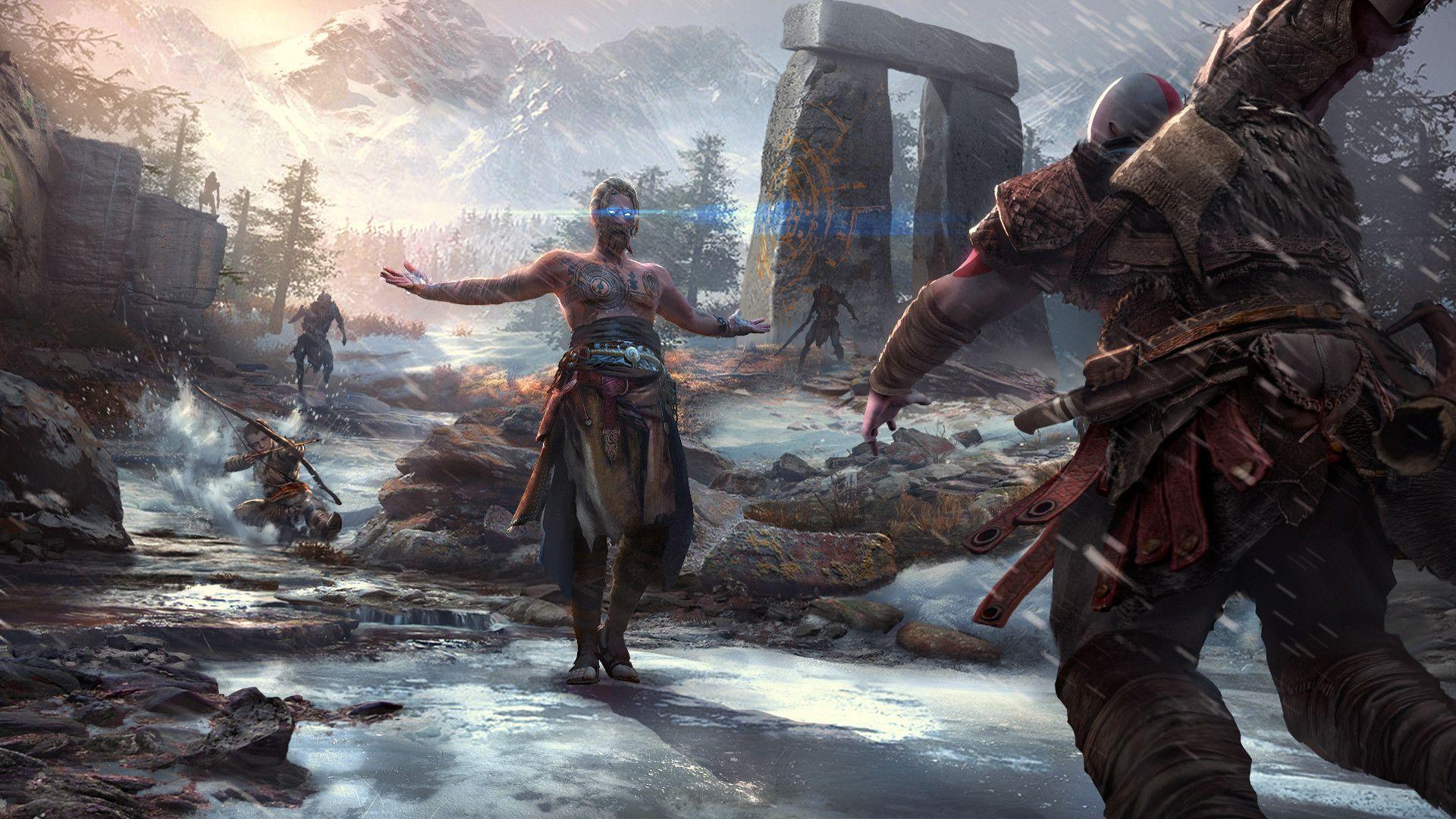 God of War Wallpaper 4K, Ultrawide, Kratos, PC Games
