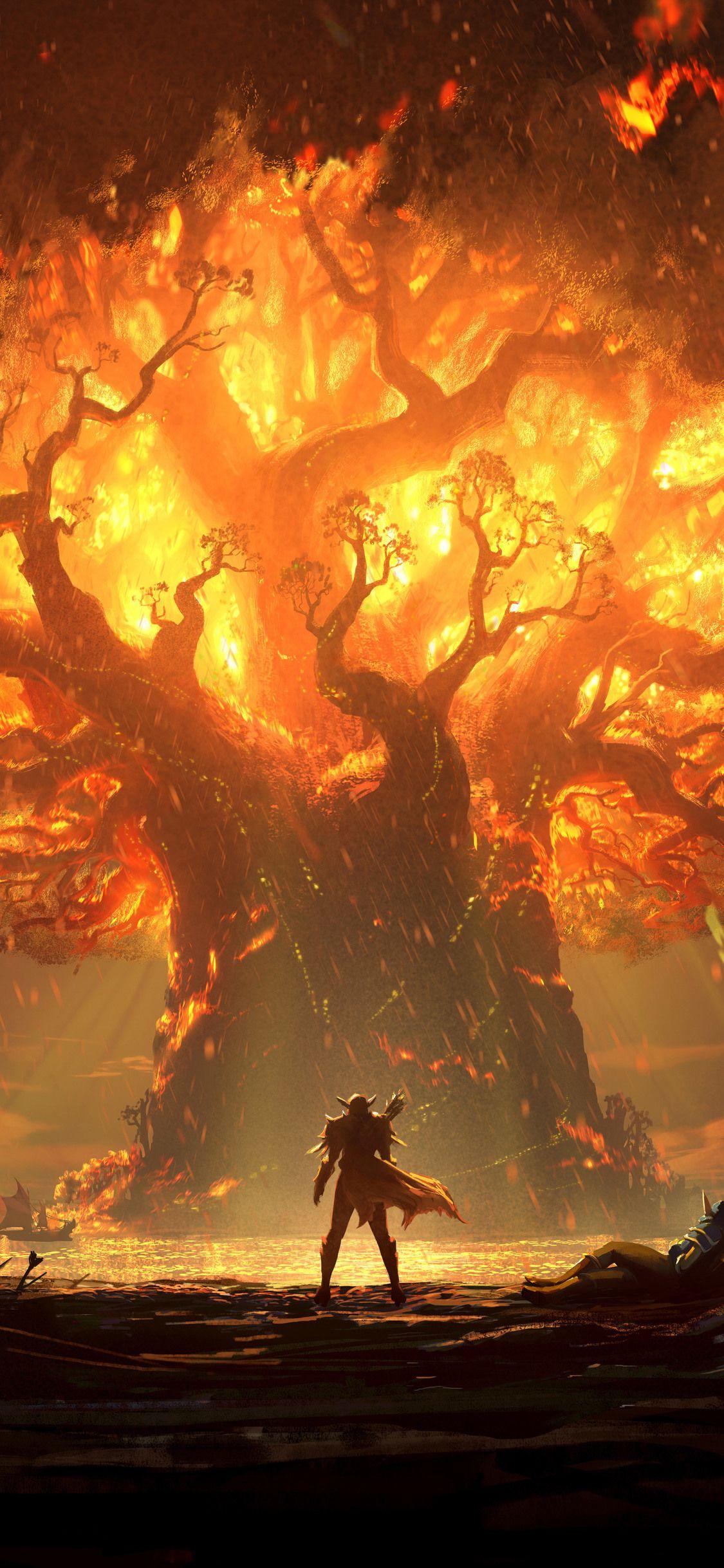 World Of Warcraft iPhone X Wallpaper