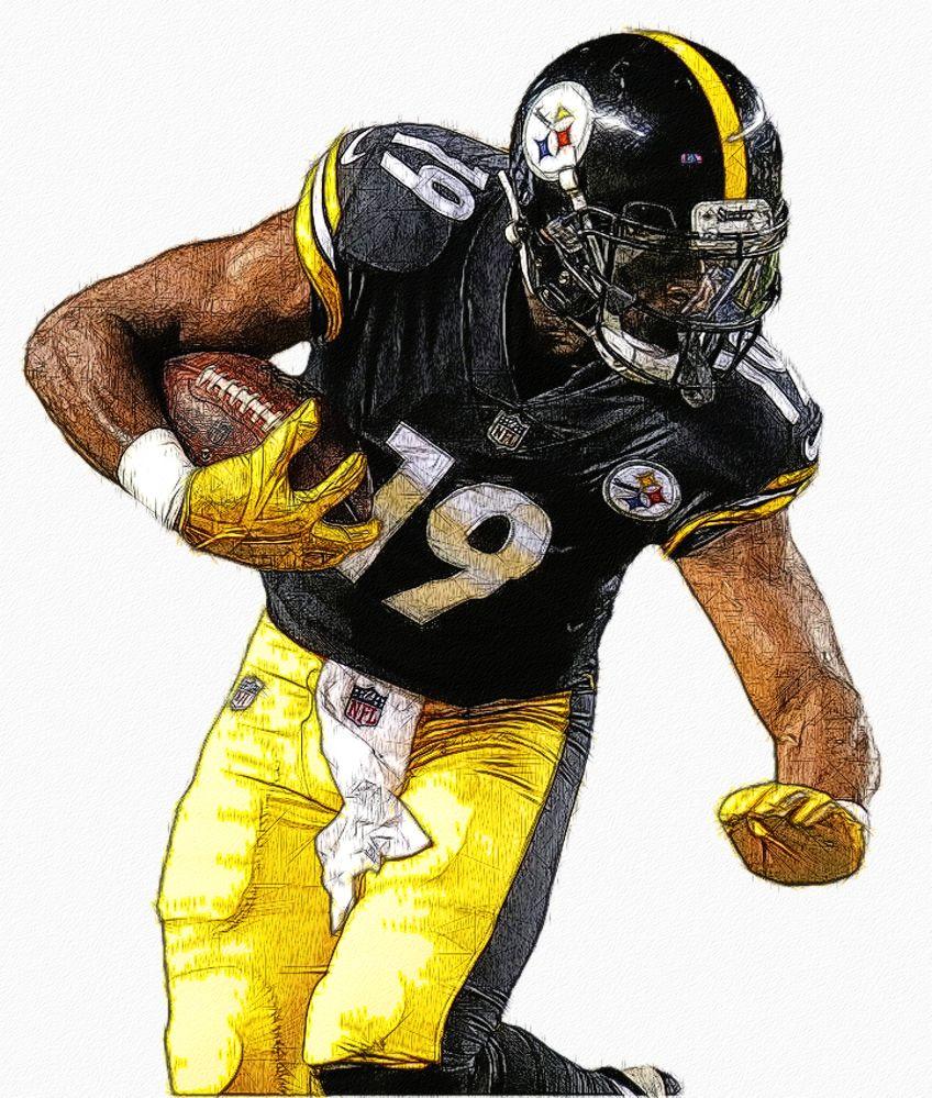 JuJu Smith Schuster WR. NFL Football Sketches