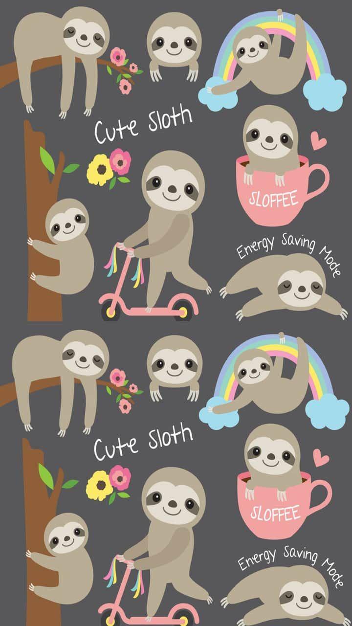 Cute Sloth discovered by Mαяvєℓσus Gιяℓ. Sloth, Cute sloth, Sloth art