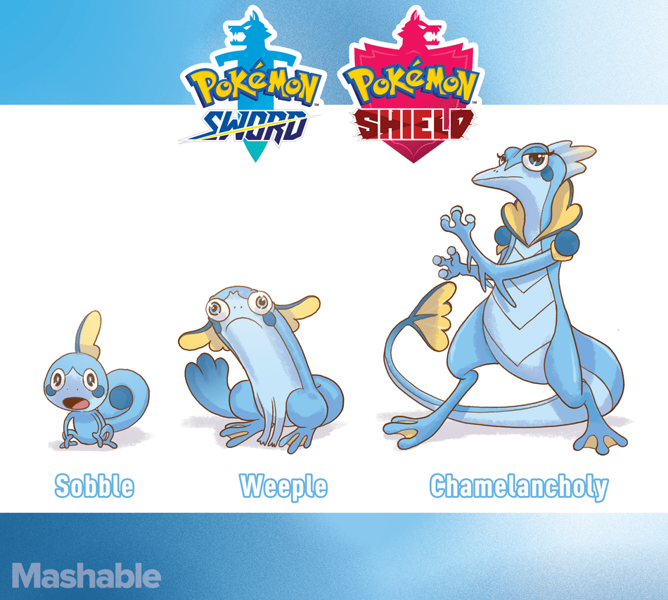 One artist's cool designs of the three new starter Pokémon