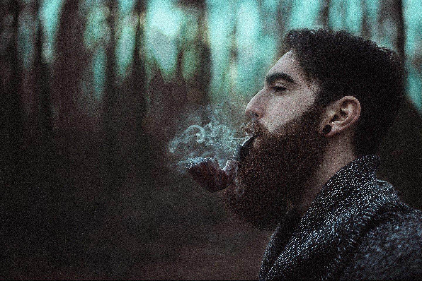 beards, Smoke, Model, Sad, Men HD Wallpaper / Desktop