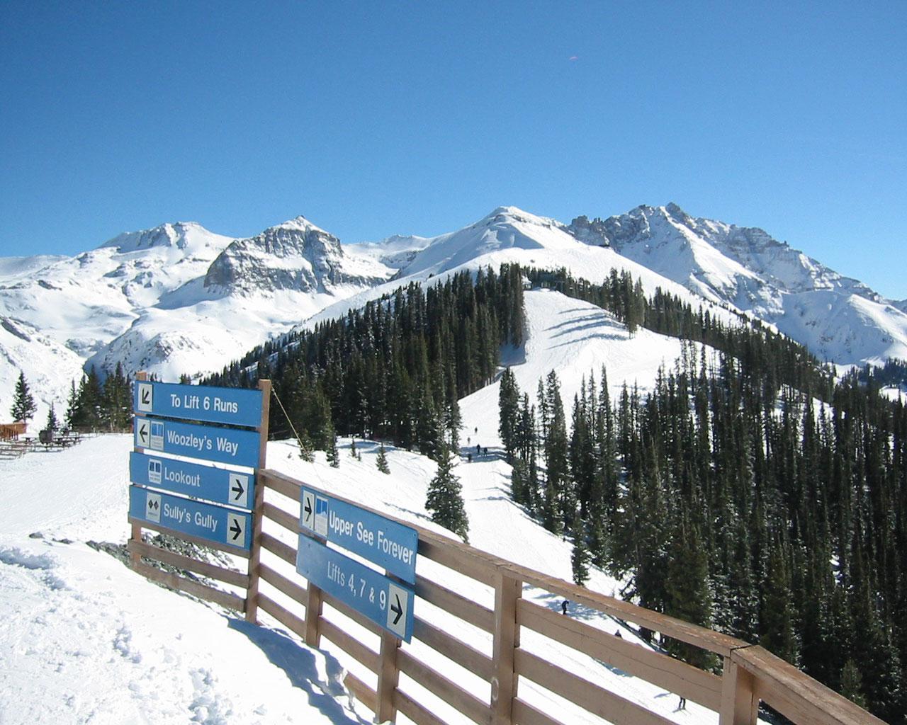 Best ski resort, Colorado 1280x1024 Wallpaper