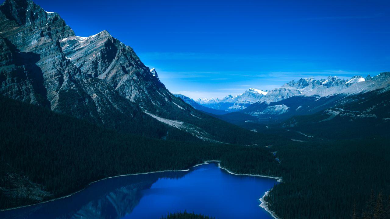 Wallpaper Peyto Lake, Banff National Park, Mountains