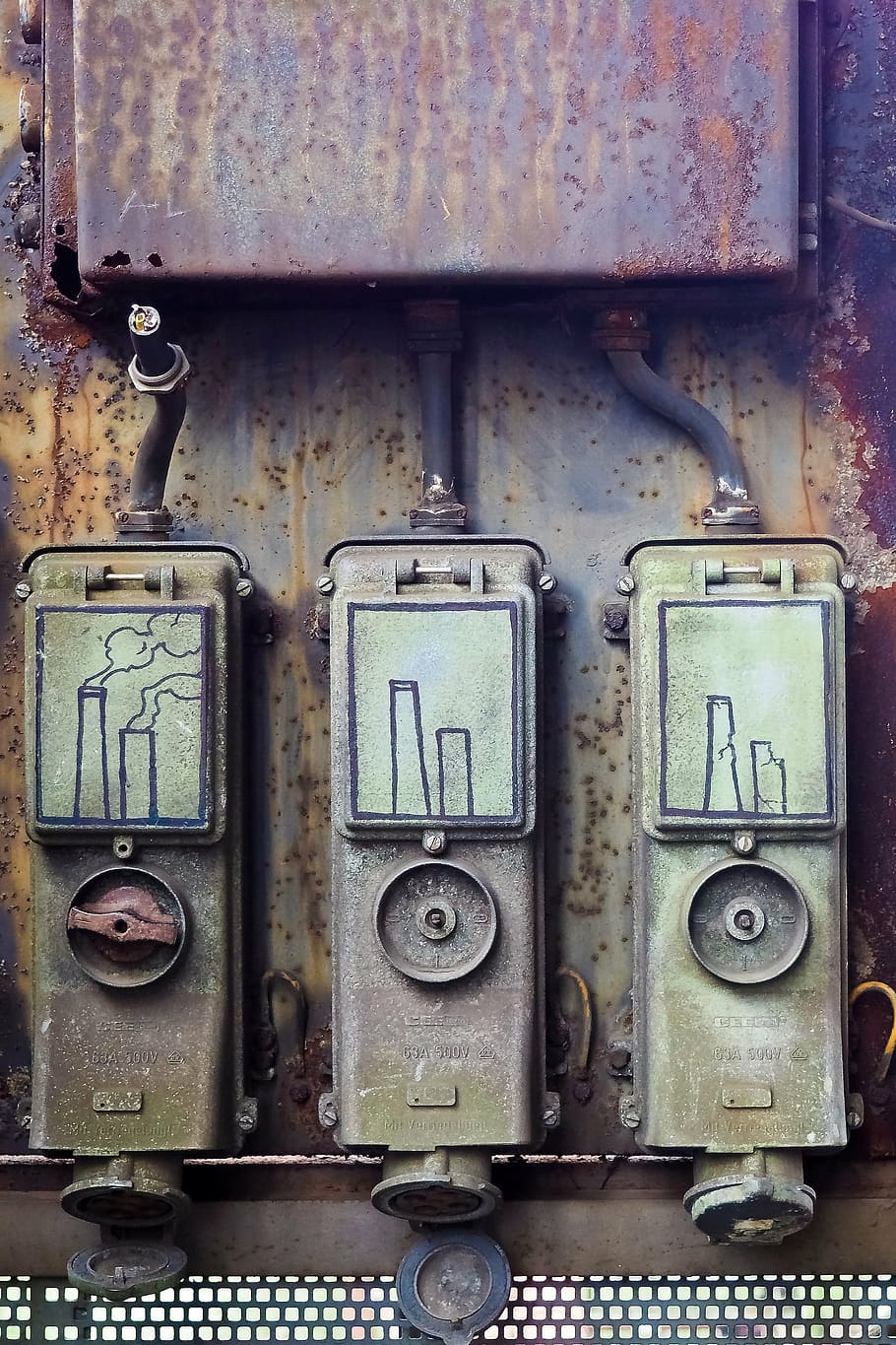 HD wallpaper: steel mill, factory building, old, industry