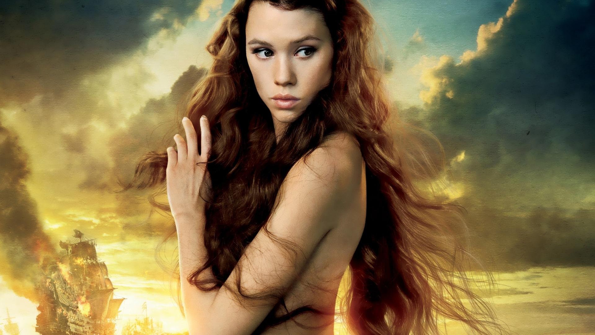 Wallpaper Astrid Berges Frisbey As Mermaid 1920x1440 HD