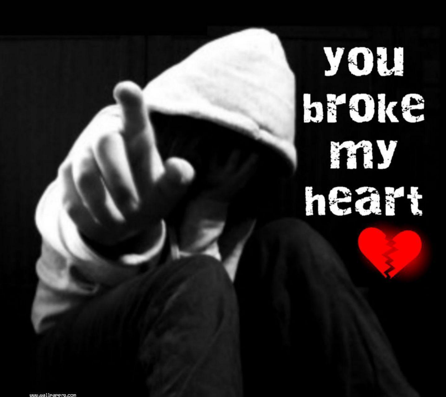 Broken Heart Sad Anime IPhone Boy Bmp Vip HD phone wallpaper